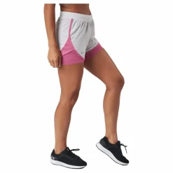 Under Armour Ua Fly By Elite 2-in-1 Short Ghost Gray* Löpning|Shorts