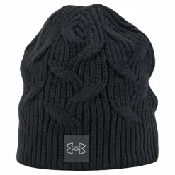Under Armour Ua Halftime Cable Knit Black* Mössor Och Handskar|Träning