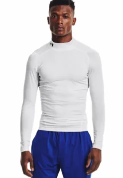 Under Armour Ua Hg Armour Comp Mock Ls White* Löpning|Träning