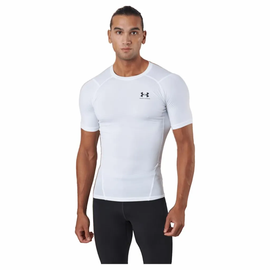 Under Armour Ua Hg Armour Comp Ss White* Träning|T-Shirts
