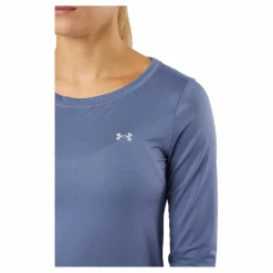Under Armour Ua Hg Armour Long Sleeve Aurora Purple* Tröjor|Träning