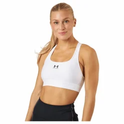 Under Armour Ua Hg Armour Mid Padless White* Löpning|Sport-Bh:Ar