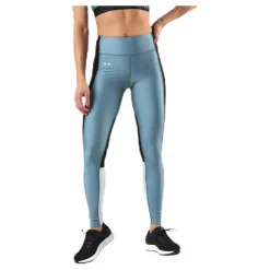 Under Armour UA HG Armour Perforation Inset Leggings Turquoise* Tights|Träning