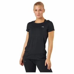 Under Armour Ua Hg Armour Ss Black /  / Metallic Silver* Träning|T-Shirts
