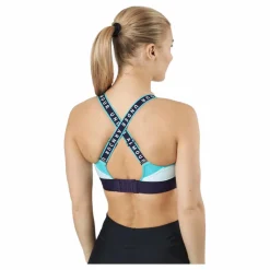 Under Armour Ua Infinity High Bra Blockd Sea Mist / Purple Switch / Nep* Sport-Bh:Ar|Löpning