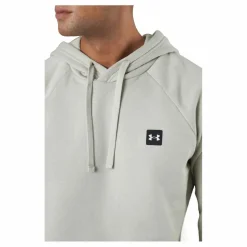 Under Armour Ua Rival Fleece Hoodie Khaki Base* Tröjor|Träning