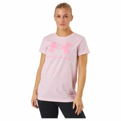 Under Armour Ua Sportstyle Logo Ss Prime Pink* Träning|T-Shirts
