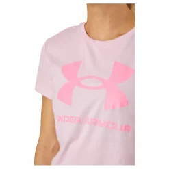 Under Armour Ua Sportstyle Logo Ss Prime Pink* Träning|T-Shirts