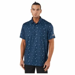 adidas Ult Allover Prt Crenav/white/hemp* Golf|T-Shirts