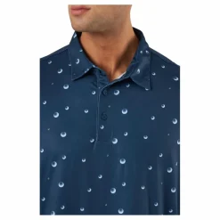 adidas Ult Allover Prt Crenav/white/hemp* Golf|T-Shirts