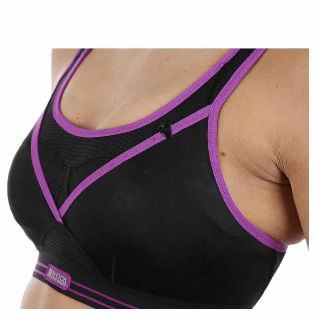 Shock Absorber Ultimate Gym Bra Purple/Black* Sport-Bh:Ar|Träning