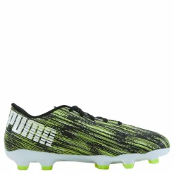 Puma Ultra 4.2 FG/AG White/Black/Yellow*Barn Fotboll|Fotbollsskor