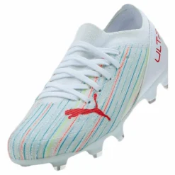 Puma Ultra 3.2 FG/AG White/Red*Barn Fotboll|Fotbollsskor