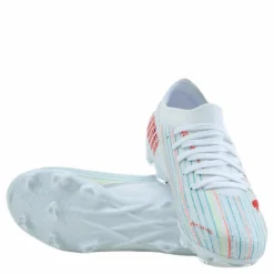 Puma Ultra 3.2 FG/AG White/Red*Barn Fotboll|Fotbollsskor