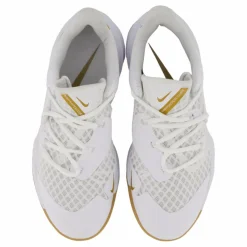 Nike Unisex Hyperspeed Court Indoor White/mtlc Gold* Inomhussporter|Träningsskor