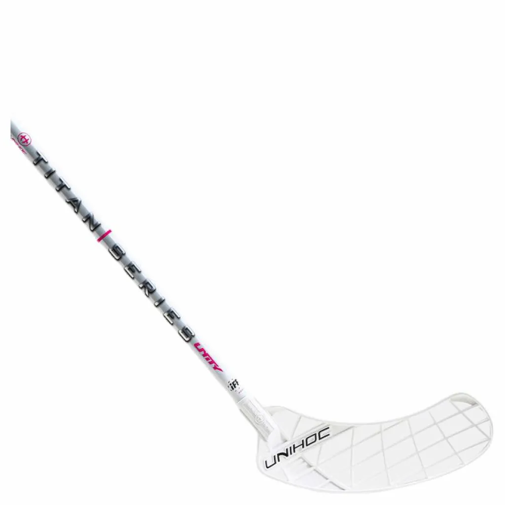 Unihoc Unity Titan Miracle L 96 cm Flex 29 White* Inomhussporter