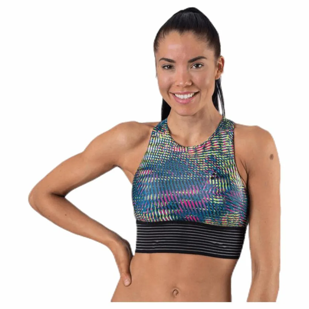 Craft UNMTD Cropped X-Singlet Patterned* Linnen|Träning