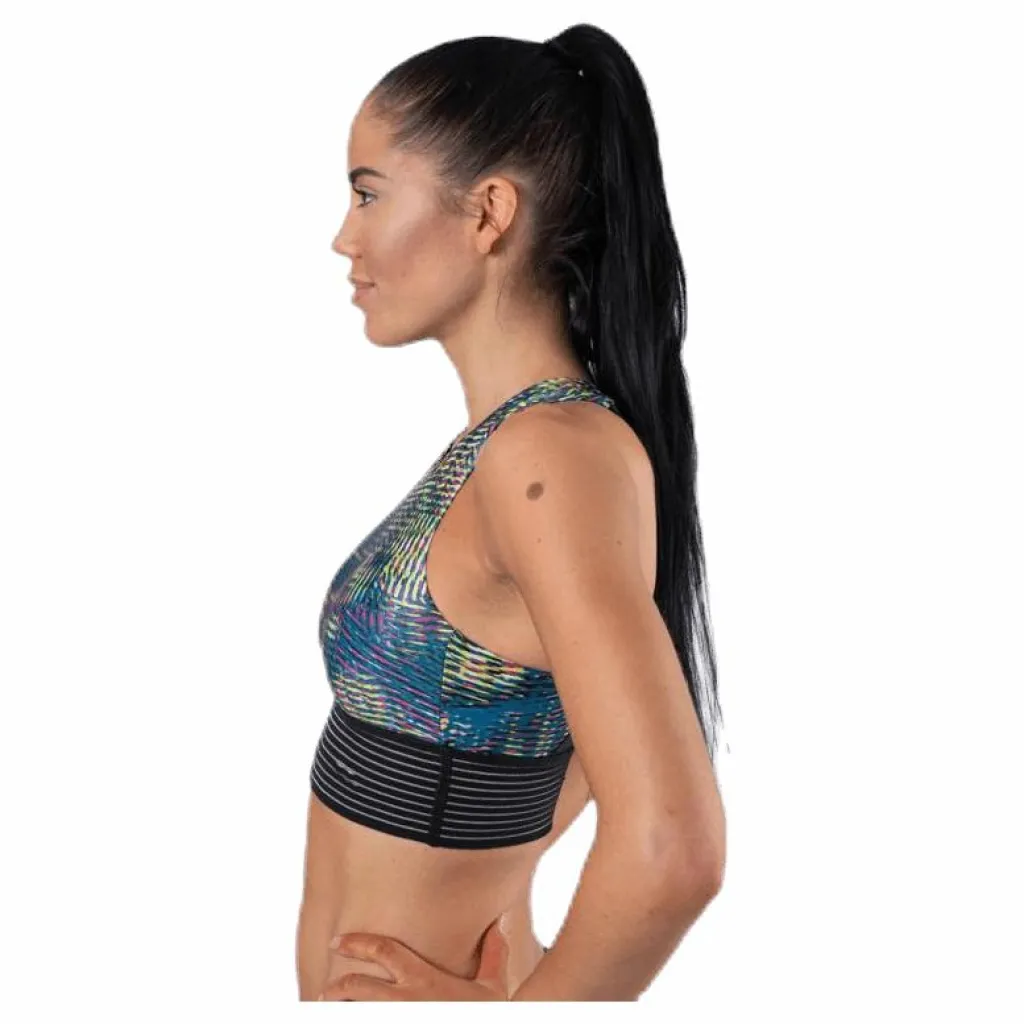 Craft UNMTD Cropped X-Singlet Patterned* Linnen|Träning