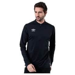 Umbro UX Elite Halfzip Top White/Black* Fotboll|Tröjor
