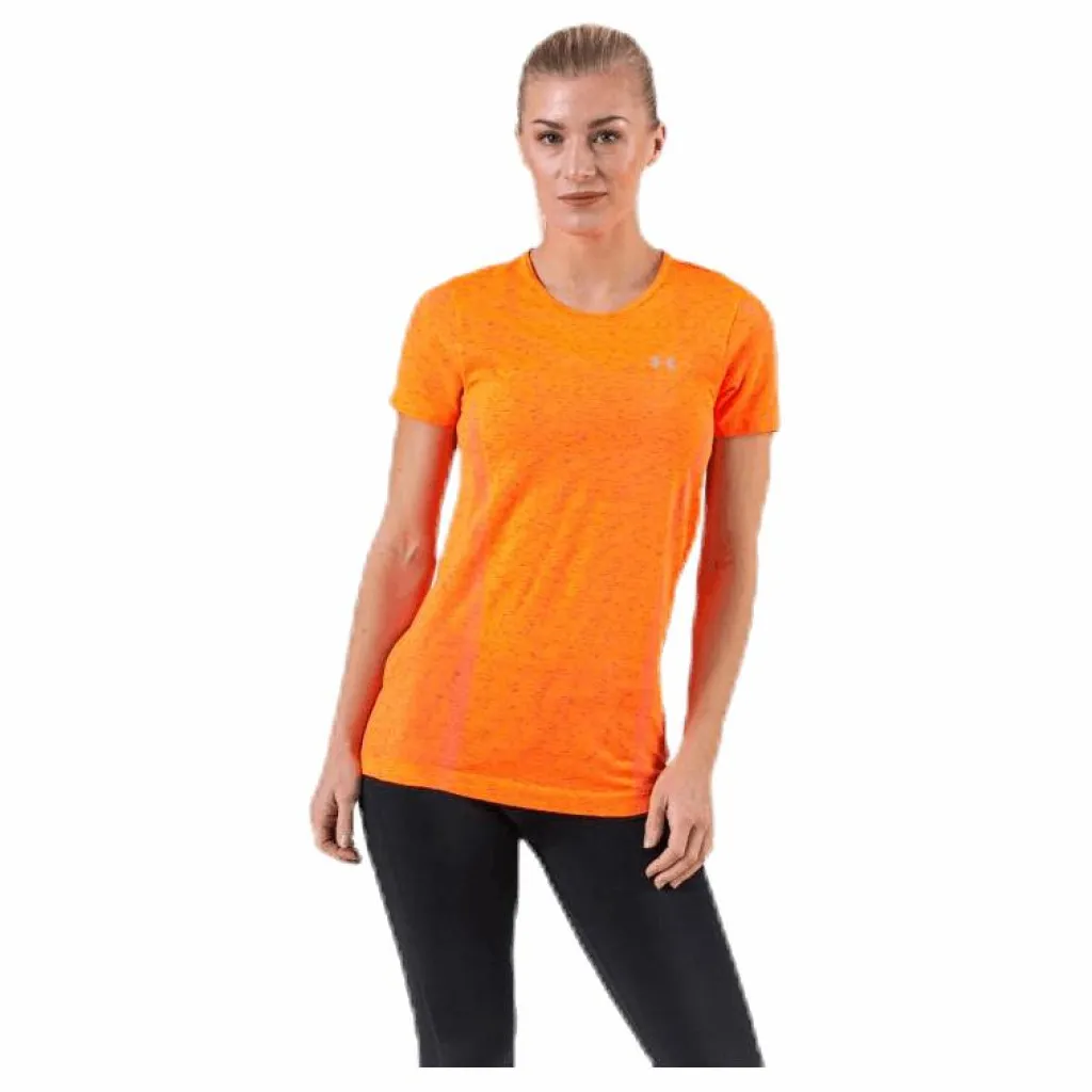 Under Armour Vanish Seamless SS Spacedye Pink/Orange* T-Shirts|Träning