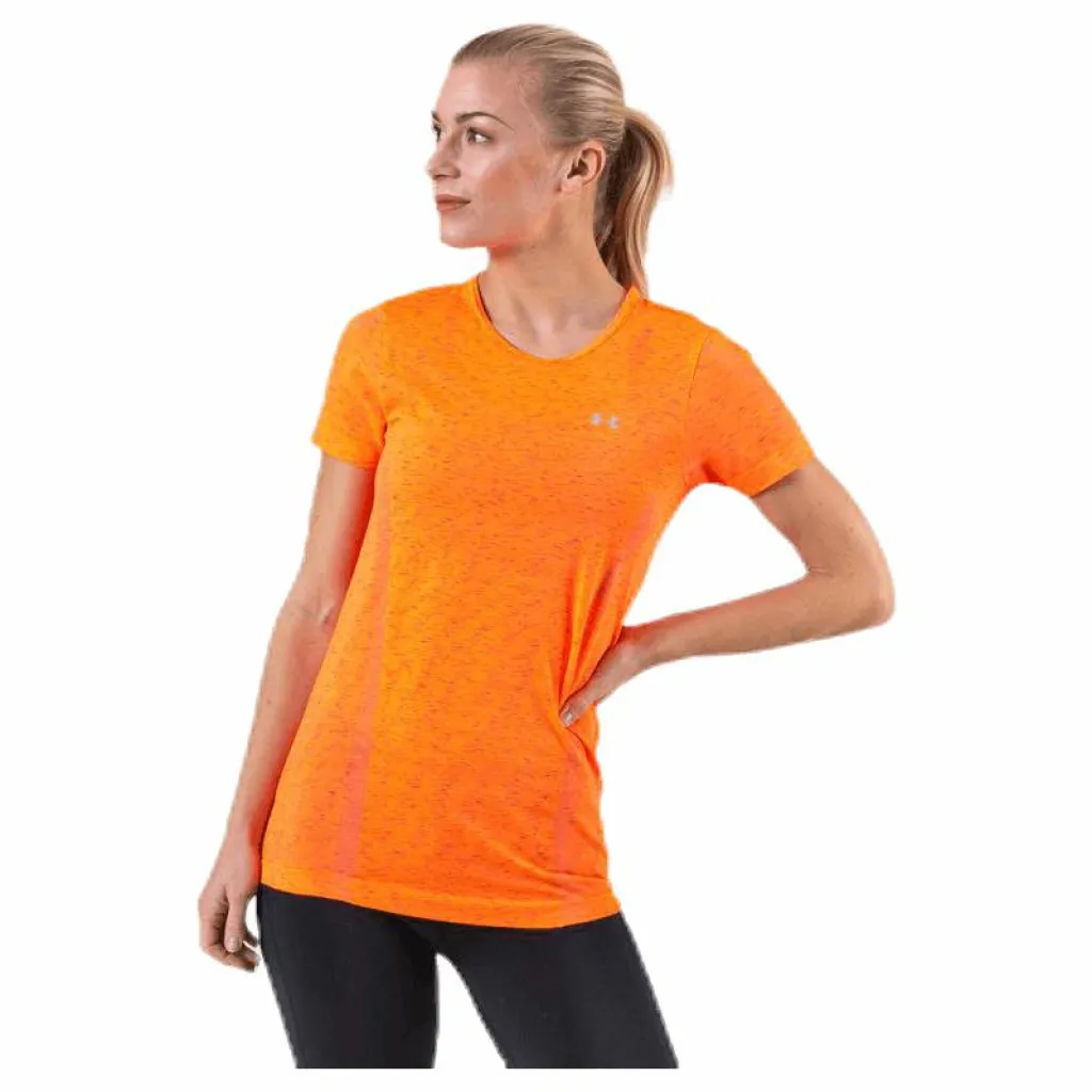 Under Armour Vanish Seamless SS Spacedye Pink/Orange* T-Shirts|Träning