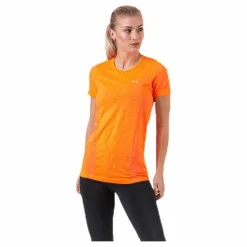 Under Armour Vanish Seamless SS Spacedye Pink/Orange* T-Shirts|Träning