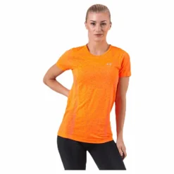 Under Armour Vanish Seamless SS Spacedye Pink/Orange* T-Shirts|Träning