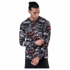 Craft Vent Mesh LS Tee Patterned/Black* Tröjor|Träning