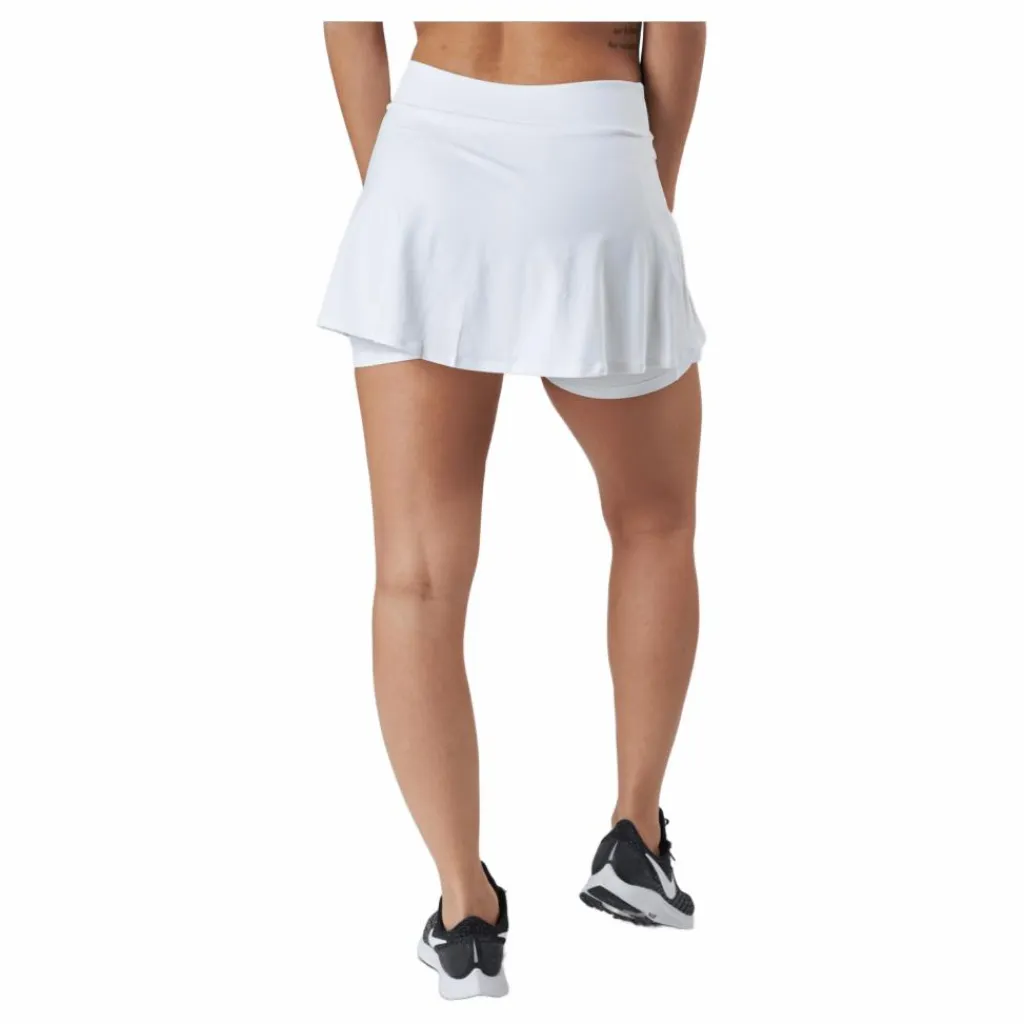 Nike Victory Flouncy Skirt White/Black* Racketsporter