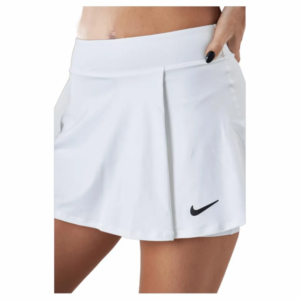 Nike Victory Flouncy Skirt White/Black* Racketsporter