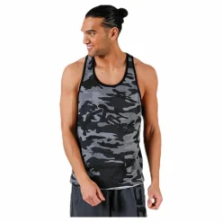 GASP Vintage T-back Patterned/Grey* Linnen|Träning