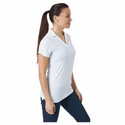 Puma Golf W Cloudspun Coast Polo Bright White* Golf|T-Shirts