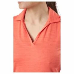 Puma Golf W Cloudspun Coast Sl Polo Hot Coral Heather* Golf|T-Shirts