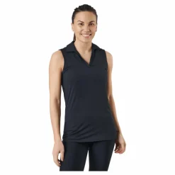 Puma Golf W Cloudspun Coast Sl Polo Puma Black Heather* Golf|Linnen