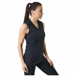 Puma Golf W Cloudspun Coast Sl Polo Puma Black Heather* Golf|Linnen