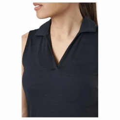 Puma Golf W Cloudspun Coast Sl Polo Puma Black Heather* Golf|Linnen