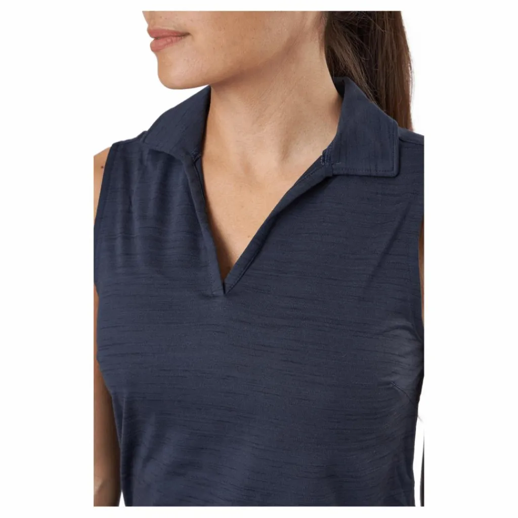 Puma Golf W Cloudspun Coast Sl Polo Navy Blazer Heather* Golf|T-Shirts