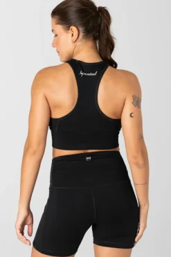 Super.Natural W Liquid Flow Top Black* Sport-Bh:Ar|Träning