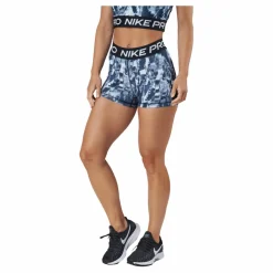 Nike W Np Df Mr 3in Short Aop Black/black* Träning|Tights