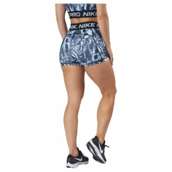 Nike W Np Df Mr 3in Short Aop Black/black* Träning|Tights