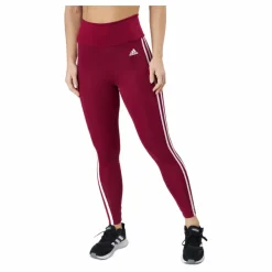 adidas W 3s 78 Tig Legacy Burgundy/white* Träning|Tights