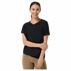 Super.Natural W Yoga Loose Tee Black* Yoga|T-Shirts