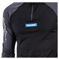 Newline Warm Zip Shirt Black/Grey* Jackor|Löpning