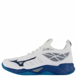 Mizuno Wave Dimension White/sailor Blue/silver* Inomhussporter|Träningsskor