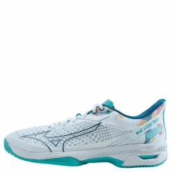 Mizuno Wave Exceed Tour 5 Ac White/turquoise/moroccan Blue* Racketsporter|Träningsskor