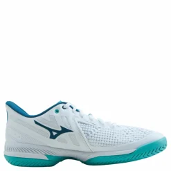 Mizuno Wave Exceed Tour 5 Ac White/turquoise/moroccan Blue* Racketsporter|Träningsskor