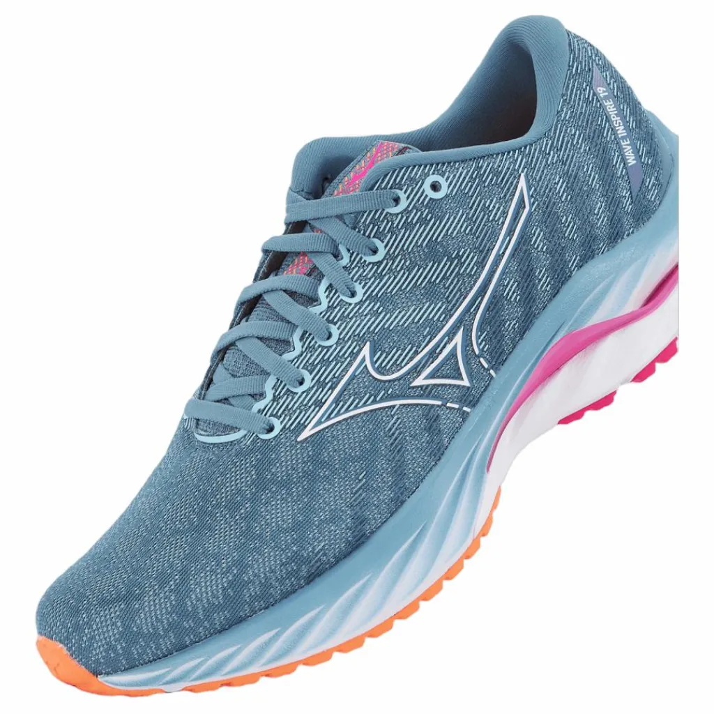 Mizuno Wave Inspire 19 Provincial Blue/white* Löpning|Löparskor