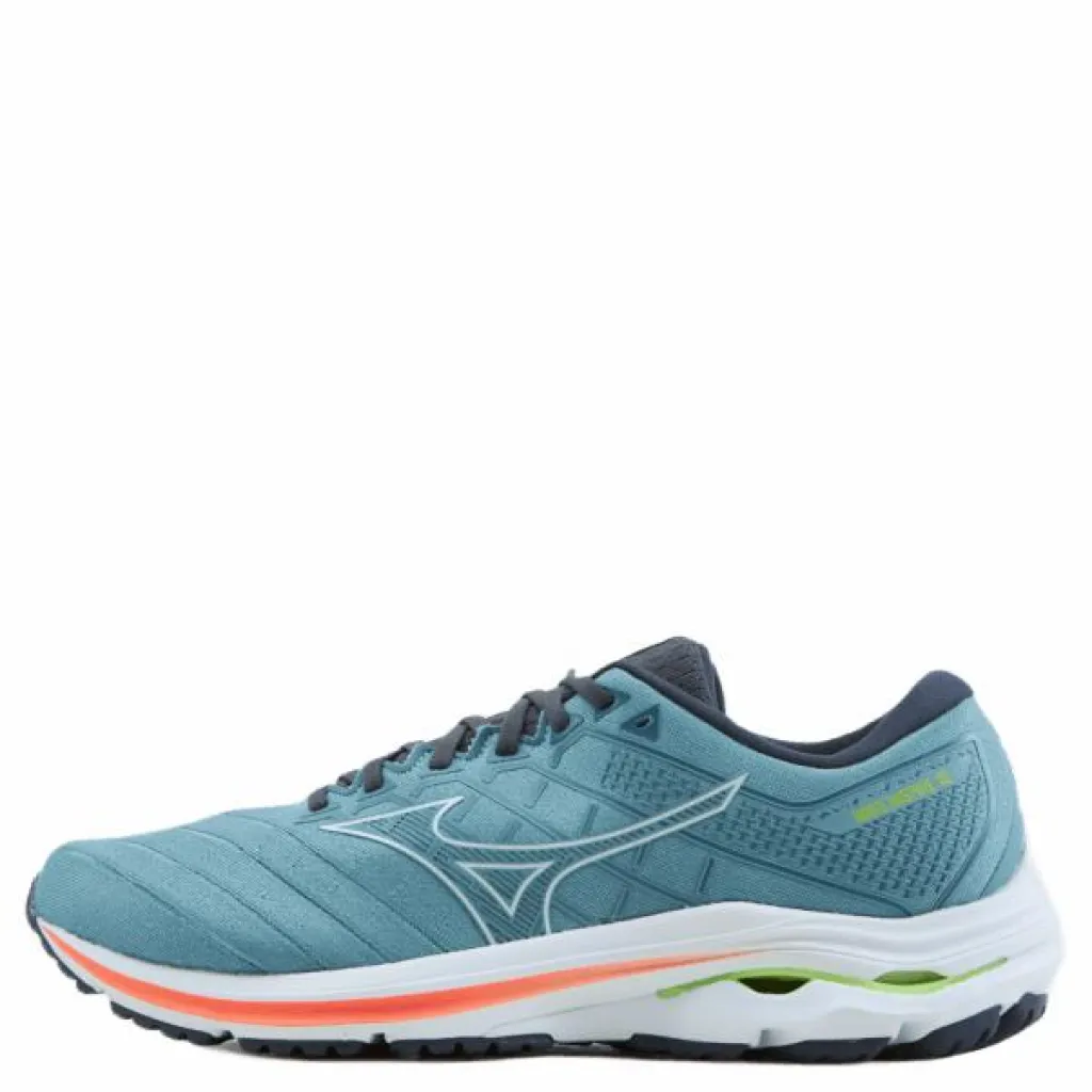 Mizuno Wave Inspire 18 Smoke Blue/white/neon Flame* Löpning|Löparskor