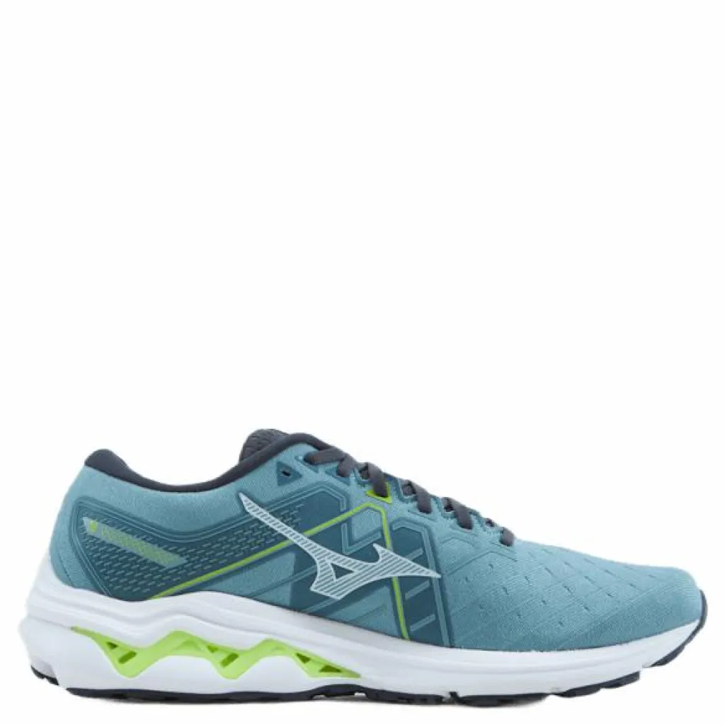 Mizuno Wave Inspire 18 Smoke Blue/white/neon Flame* Löpning|Löparskor