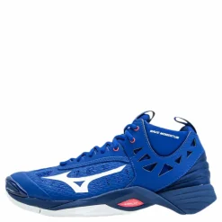 Mizuno Wave Momentum Mid Blue/Pink* Inomhussporter|Träningsskor